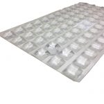 78 pcs. Transparent  Antislip Glass Pads 20.5x7.5mm