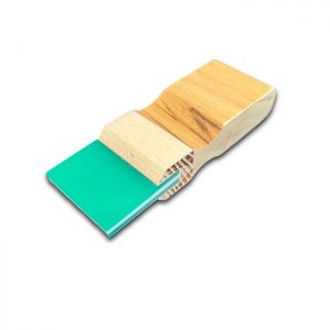 Squeegee for ceramic stamp