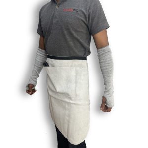 Bohle work apron chrome core split leather 600x 600 short