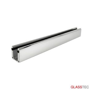 Aluminium U-clamping Profile with Seals and 3M Adhesive