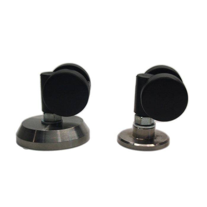 Glass furniture castors with hard D30 castor wheels - Image 4